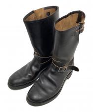 BLACK SIGN (ブラックサイン) Aviator Boots　ロングブーツ　エンジニアブーツ ブラック サイズ:10 1/2