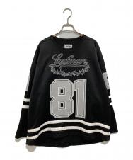 LASTMAN (ラストマン) JERSEY GAME SHIRT(ゲームシャツ) 25SS 251LM-CT03 ブラック サイズ:L