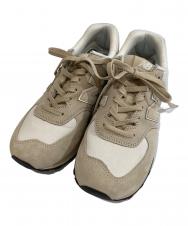NEW BALANCE eYe COMME des GARCONS JUNYAWATANABE MAN (アイ コム デ ギャルソン ジュンヤ ワタナベ マン) コラボ ローカットスニーカー　ML574WJT ベージュ サイズ:28