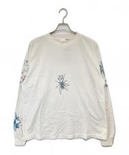 SAINT MICHAEL (セントマイケル) 25AW ×DR.WOO TATTOO DW LS TEE　SM-HR1-0000-C29 ホワイト サイズ:L
