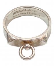 HERMES (エルメス) Collier de Chien ring(コリエ・ド・シアン リング)19AK023715 / 指輪 SILVER925 サイズ:58