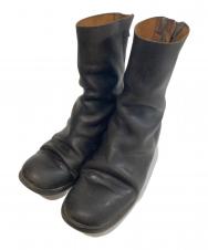 GUIDI (グイディ) 988 バックジップブーツ ブラック サイズ:41