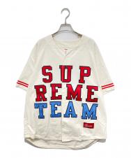 SUPREME (シュプリーム) 20FW DENIM BASEBALL JERSEY（デニムベースボールジャージー） ホワイト サイズ:L