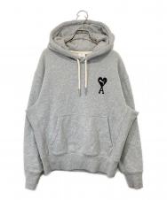 PUMA (プーマ) AMI Alexandre Mattiussi (アミアレクサンドルマテュッシ) プルオーバーパーカー 534069-04 グレー サイズ:M