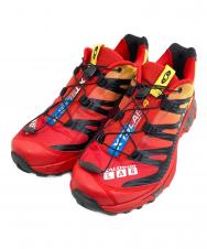 SALOMON (サロモン) ローカットスニーカー 470242 レッド サイズ:27cm