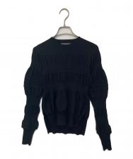ENFOLD (エンフォルド) BUMPY PULLOVER バンピープルオーバー 300HA470-1100 ブラック サイズ:38