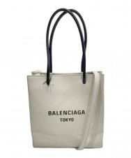 BALENCIAGA (バレンシアガ) ショッピングトート　	597858 ホワイト