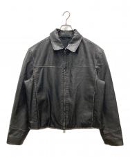 ZARA (ザラ) フェイクレザージャケット ブラック サイズ:38
