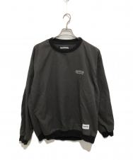 NEIGHBORHOOD (ネイバーフッド) PULLOVER SHIRT LS プルオーバーシャツL/S 232TSNH-SHM08 グレー サイズ:L