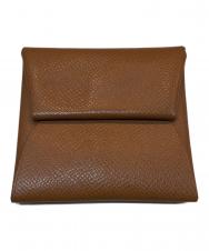 HERMES (エルメス) HERMES エルメス バスティア GM ヴォーエプソン B刻印 コインケース 小銭入れ 財布 ベージュ