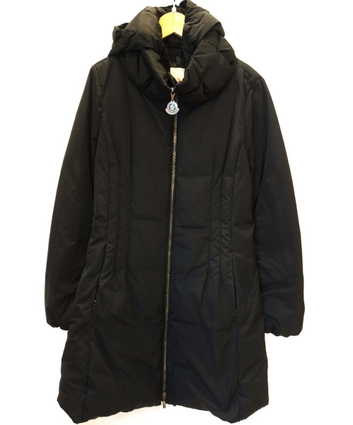 MONCLER（モンクレール）MONCLER (モンクレール) フーデッドダウンコート ブラック RENNEの古着・服飾アイテム