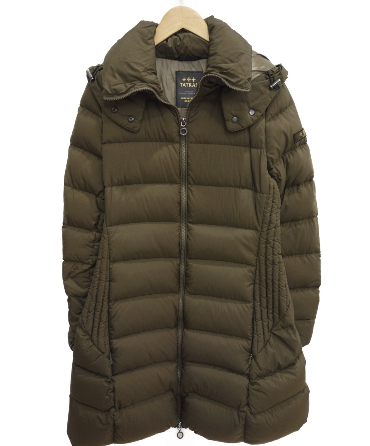 中古 古着通販 Tatras タトラス ダウンコート ブラウン サイズ 4 ブランド 古着通販 トレファク公式 Trefac Fashion