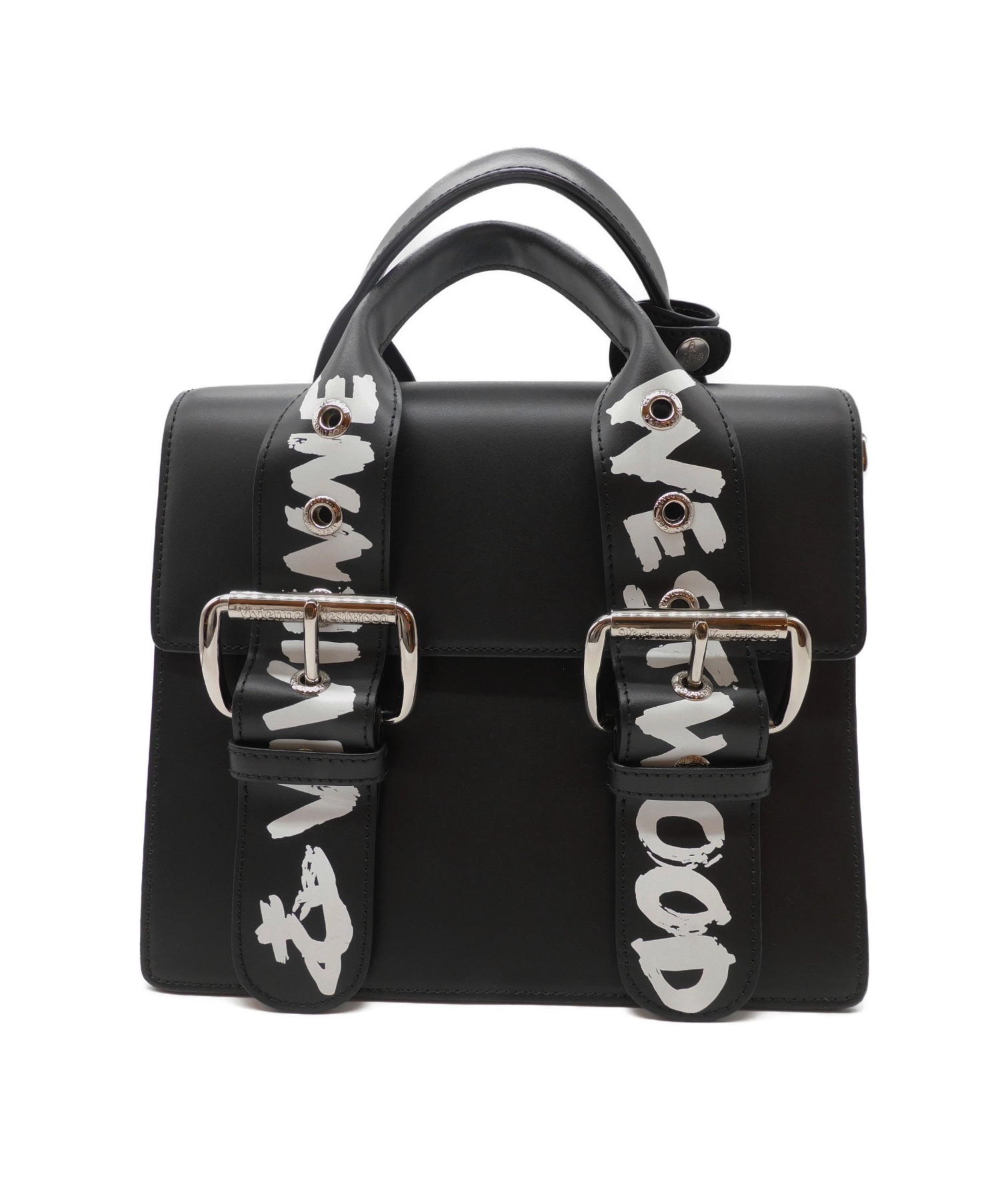 中古 古着通販 Vivienne Westwood ヴィヴィアンウエストウッド Alex Medium 2wayバッグ ブラック ブランド 古着通販 トレファク公式 Trefac Fashion