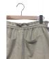 中古・古着 UNFIL (アンフィル) high twist cotton milanoribbed-knit shorts ベージュ サイズ:1：5000円