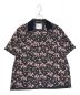 sacai×SUN SRUF（サカイ×サンサーフ）の古着「パームツリーオープンカラーシャツ」｜ブラック×ピンク