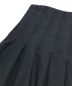 中古・古着 ebure (エブール) ウール混ギャザースカート ネイビー サイズ:36：3980円