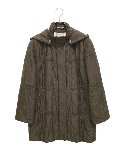 BALMAIN（バルマン）BALMAIN (バルマン) シルクジャケット ブラウン サイズ:Lの古着・服飾アイテム