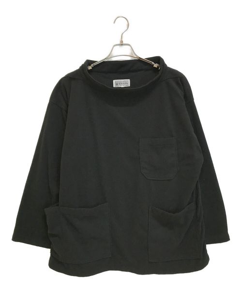 Engineered Garments（エンジニアド ガーメンツ）Engineered Garments (エンジニアドガーメンツ) スモックフリースプルオーバー ブラック サイズ:Mの古着・服飾アイテム