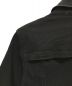 中古・古着 DIESEL (ディーゼル) レイヤードデニムジャケット ブラック サイズ:L：7800円