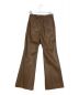 LE CIEL BLEU (ルシェルブルー) Faux Leather Flared Pants ブラウン サイズ:SIZE 36：3980円