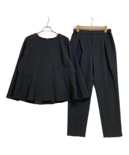 MICA&DEAL（マイカ＆ディール）MICA&DEAL (マイカ＆ディール) バックプリーツセットアップ ブラック サイズ:38の古着・服飾アイテム