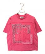 KENZOケンゾー）の古着「SEASONAL GRAPHIC BOXY T-SHIRT」｜ピンク