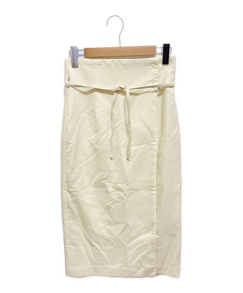BEIGE（ベイジ）BEIGE (ベイジ) CASSEL ラップスカート バニラ サイズ:4の古着・服飾アイテム