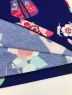 中古・古着 LEONARD SPORT (レオナール スポーツ) 花柄ワンピース ブルー サイズ:38：18000円