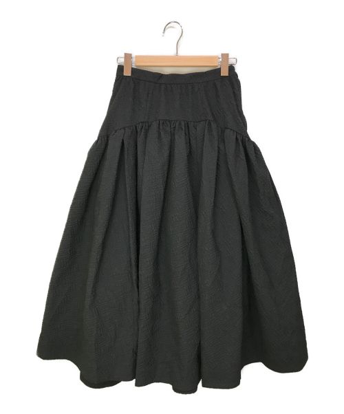 ROPE（ロペ）ROPE (ロペ) 華やぎジャカードスカート ブラック サイズ:38の古着・服飾アイテム