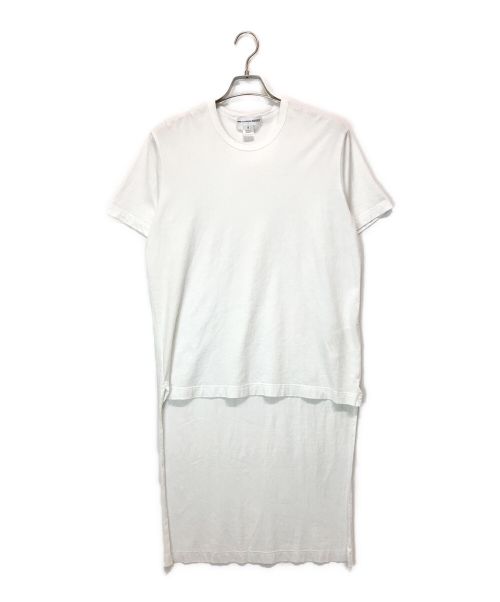 COMME des GARCONS SHIRT（コムデギャルソンシャツ）COMME des GARCONS SHIRT (コムデギャルソンシャツ) ロング丈シャツ ホワイト サイズ:Mの古着・服飾アイテム