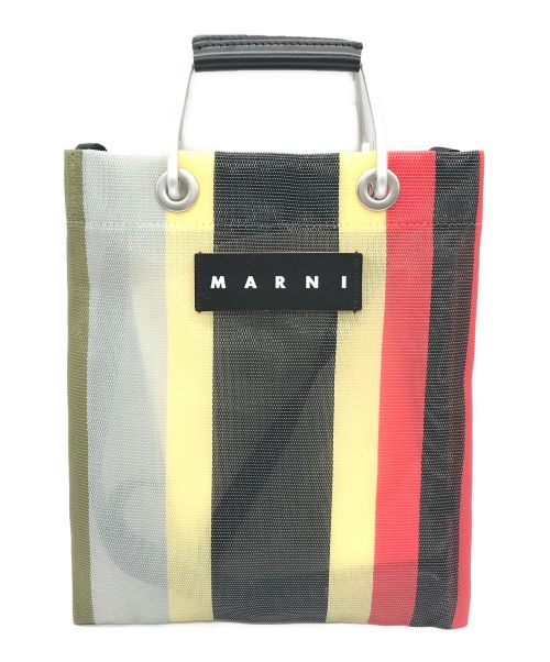MARNI（マルニ）MARNI (マルニ) ストライプミニショルダーバッグ マルチカラー サイズ:-の古着・服飾アイテム