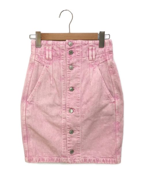 ISABEL MARANT ETOILE（イザベルマランエトワール）ISABEL MARANT ETOILE (イザベルマランエトワール) コットンデニム ミニスカート ピンク サイズ:36の古着・服飾アイテム
