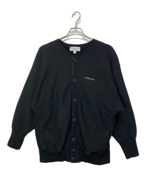 Americana（アメリカーナ）Americana (アメリカーナ) FREAK'S STORE (フリークスストア) スウェットカーディガン ブラック サイズ:表記なしの古着・服飾アイテム