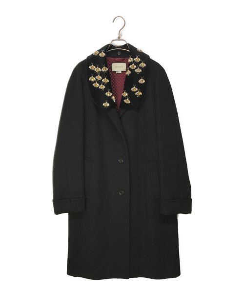 GUCCI（グッチ）GUCCI (グッチ) ウールコート ブラック サイズ:42の古着・服飾アイテム