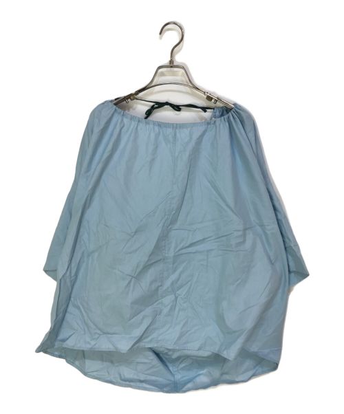 MARNI（マルニ）MARNI (マルニ) ショートスリーブ バッグギャザーブラウス スカイブルー サイズ:44の古着・服飾アイテム
