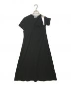 TOGA ARCHIVESトーガアーカイブス）の古着「cotton drape dress」｜ブラック
