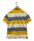MONCLER (モンクレール) ポロシャツ イエロー×グレー サイズ:S：7800円