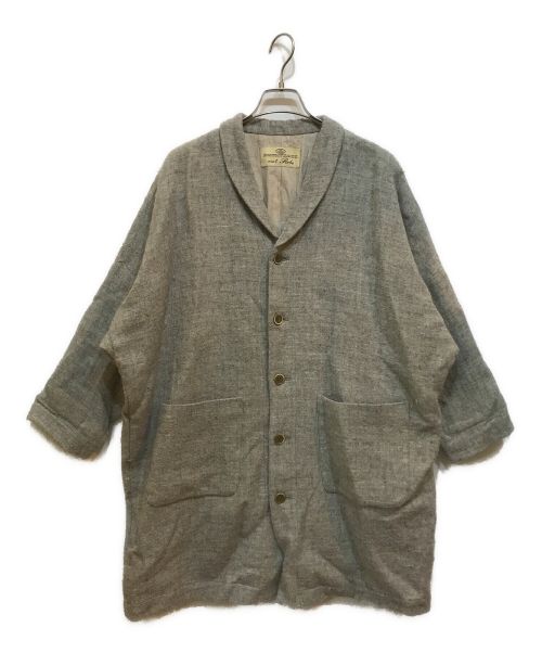 nest Robe（ネストローブ）nest Robe (ネストローブ) ショールカラーコート グレー サイズ:FREEの古着・服飾アイテム