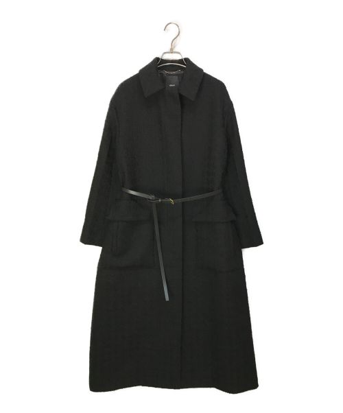 ebure（エブール）ebure (エブール) リュクスツィードベルトコート ブラック サイズ:36の古着・服飾アイテム