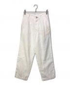 BLURHMSブラームス）の古着「Heavy Linen Pants」｜ホワイト