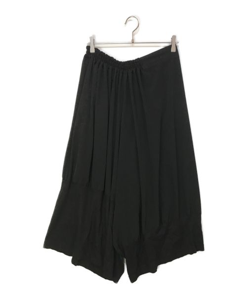 Y's（ワイズ）Y's (ワイズ) ワイド切替パンツ ブラック サイズ:2の古着・服飾アイテム