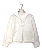 COMME des GARCONS GIRLコムデギャルソンガール）の古着「インサイドアウトセーラーシャツ」｜ホワイト
