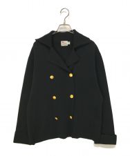 Traditional Weatherwear (トラディショナルウェザーウェア) テーラードニットジャケット ブラック サイズ:S