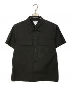BOTTEGA VENETAボッテガベネタ）の古着「フラップポケットS/Sシャツ」｜ブラック