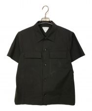 BOTTEGA VENETA (ボッテガベネタ) フラップポケットS/Sシャツ ブラック サイズ:39