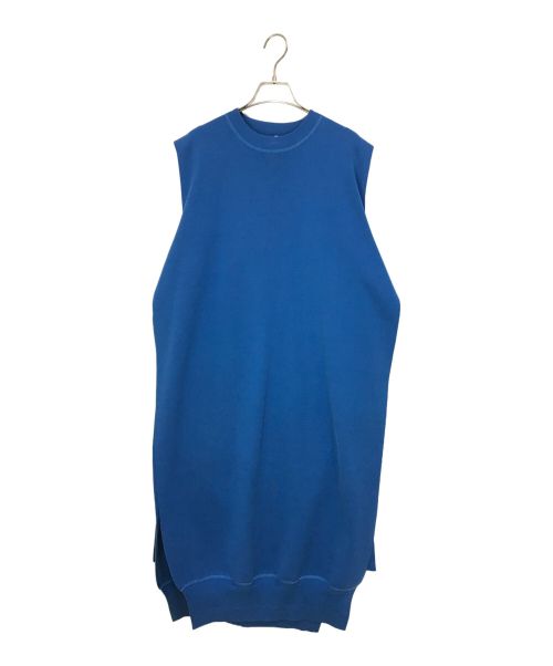 HYKE（ハイク）HYKE (ハイク) SLEEVELESS SWEATER DRESS ブルー サイズ:1の古着・服飾アイテム