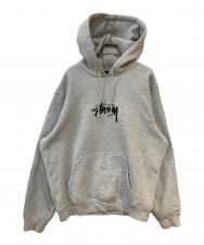 stussy (ステューシー) STOCK LOGO HOODIE グレー サイズ:L