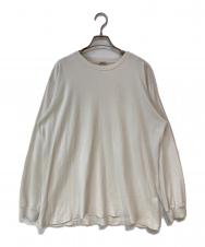 AURALEE (オーラリー) LUSTER PLAITING L/S TEE ホワイト サイズ: 3