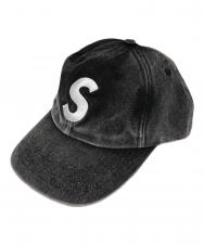 SUPREME (シュプリーム) 26SS Pigment Coated S Logo 6-Panel キャップ Black サイズ:無