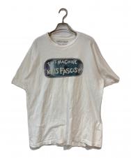 GOODENOUGH (グッドイナフ) This Machine Kills Fascist プリントTシャツ ホワイト サイズ:L